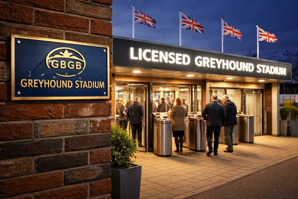 GBGB licensed greyhound track